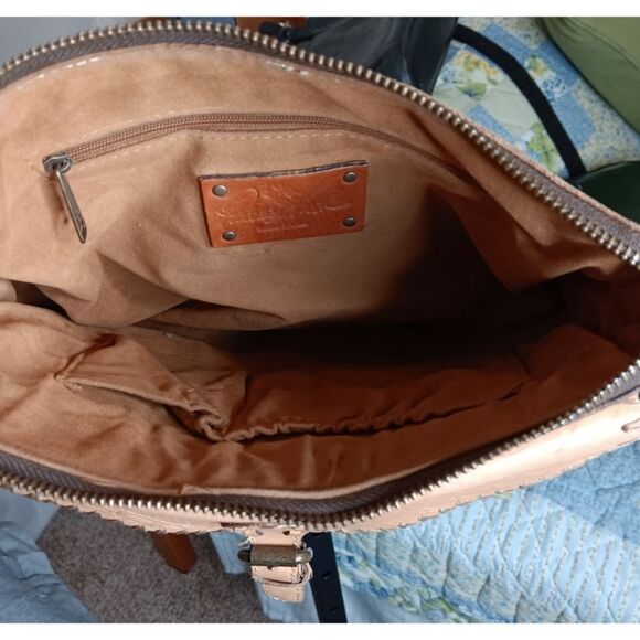 Patricia Nash Tan Crossbody Bag - Picture 7 of 11